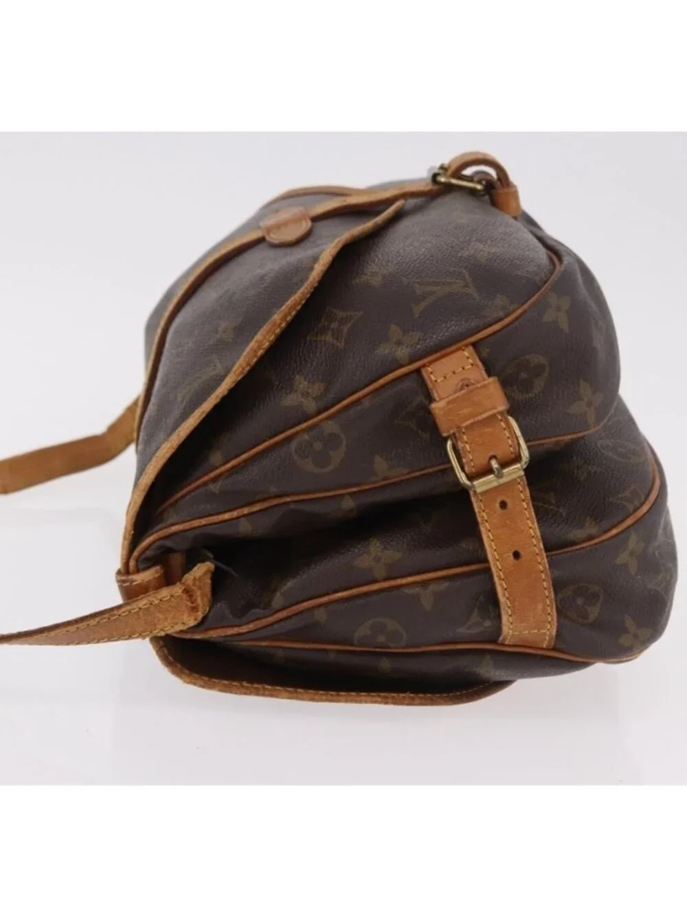 Authentic LOUIS VUITTON Monogram Saumur 30 Shoulder Bag M42256 LV